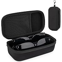 メイガン(Meigan) Double Glasses Case Aluminum Hard Shell